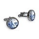 Cufflinks, Rijksmuseum, Tile Delft blue