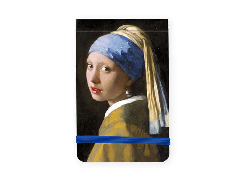 Pocket Note A7, Mädchen mit Perlenohrring, Vermeer