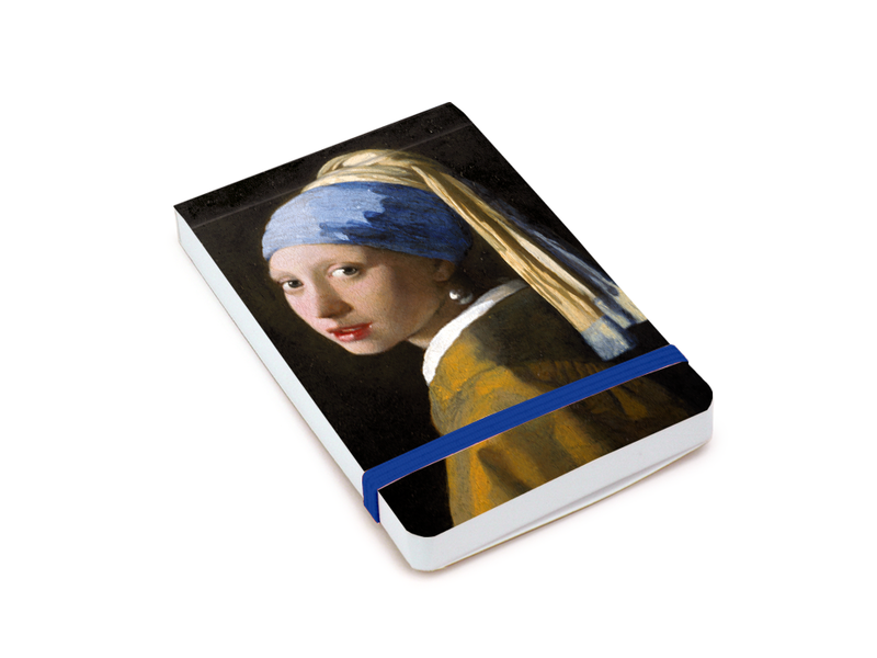 Pocket Note A7, Mädchen mit Perlenohrring, Vermeer
