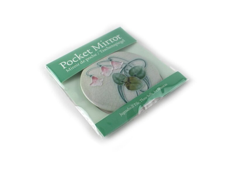Pocket Mirror , Ø 80 mm, Art Nouveau