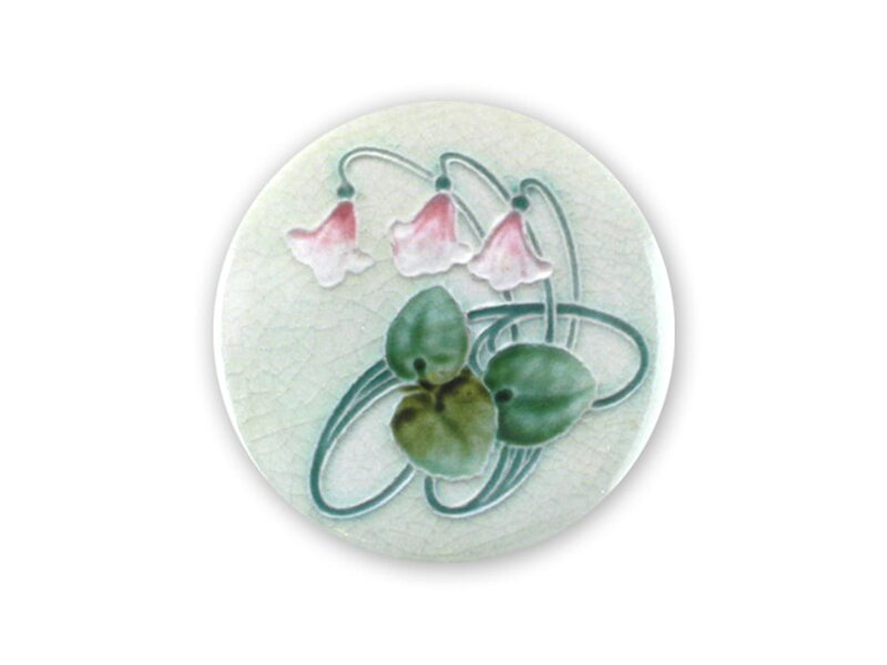 Taschenspiegel, Ø 80 mm, Jugendstil