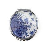 Folding Pocket Mirror, Delftblue Tiletableau