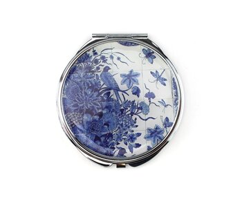 Miroir pliant, panneau de carrelage bleu Delft
