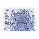 Mini plateau, 21 x 14 cm, oiseaux, Faience de Delft
