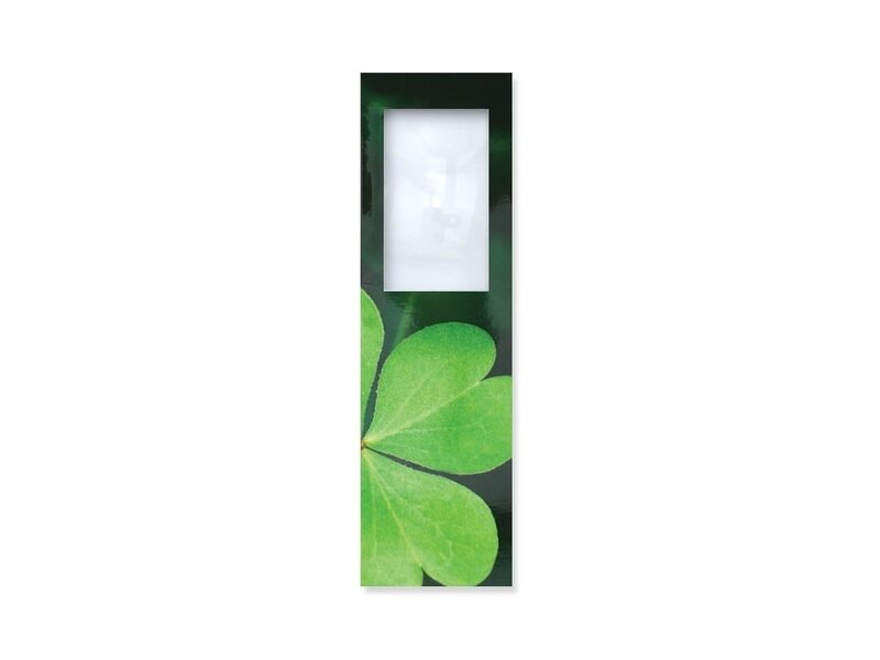 Marque-page avec loupe, Trèfle à quatre feuilles