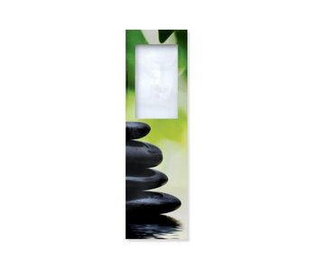 Marque-page avec loupe, Pile de pierres zen