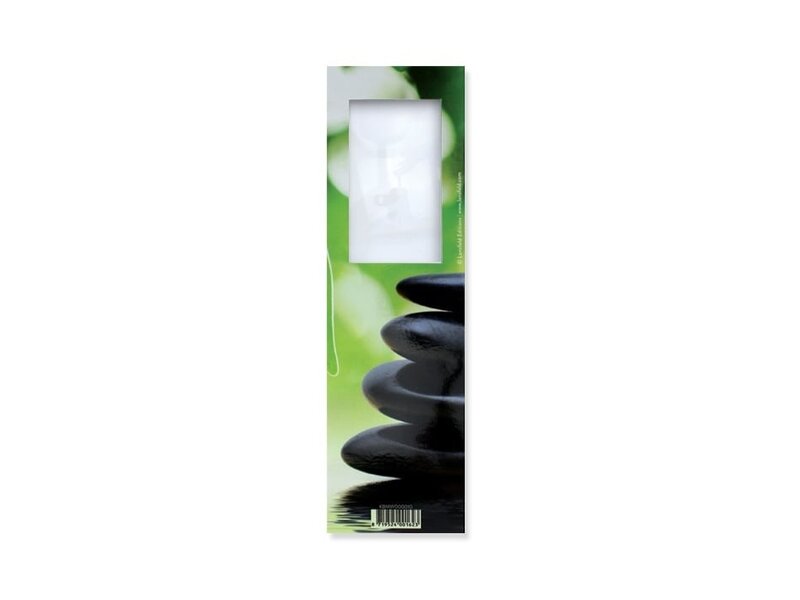 Marcador con lupa, Pila de piedras zen