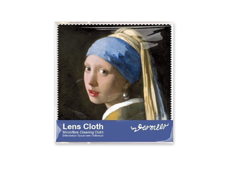 Brillendoekje, 15 x 15 cm, Meisje met de parel