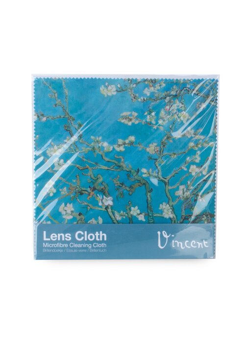 Chiffon à lunettes,  15 x 15 cm, Fleur d'amandier, Van Gogh