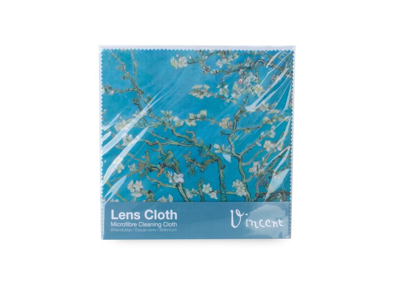 Lens cloth, 15 x 15 cm, Almond Blossom, Van Gogh