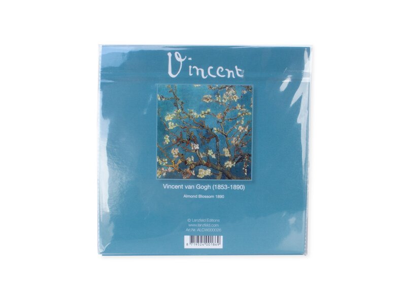 Lens cloth, 15 x 15 cm, Almond Blossom, Van Gogh
