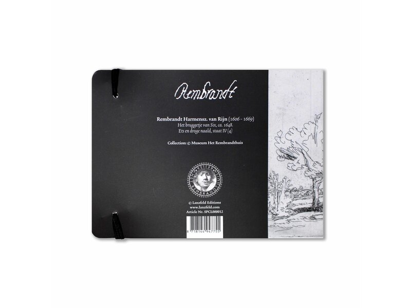 Carnet de croquis, Pont des Six, Rembrandt
