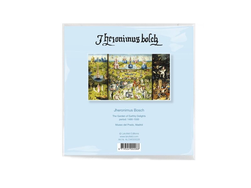 Lens cloth, 15x15 cm, Jheronimus Bosch