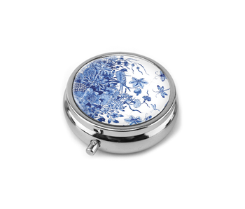 Pillendoosje ,Tegel tableau , Delfts blauw