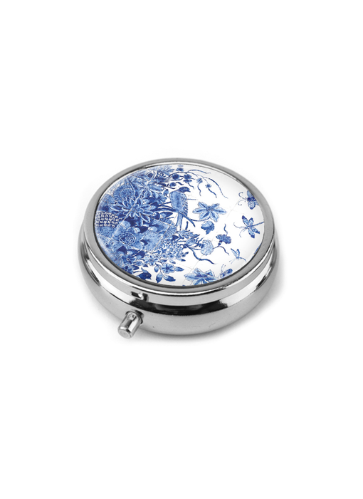 Pill box, Tile tableau, Delft blue