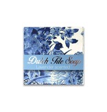 Delfts blauwe tegelzeep, set van 3 zeepjes