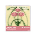 Lens cloth, 15 x 15 cm, Art nouveau Lens cloth, 15 x 15 cm, Art nouveau