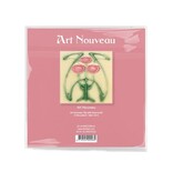 Lens cloth, 15 x 15 cm, Art nouveau Lens cloth, 15 x 15 cm, Art nouveau