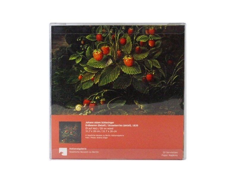 Papierservietten, Schlesinger Erdbeeren