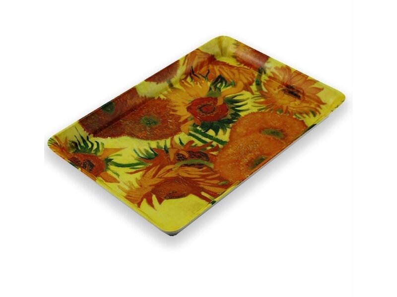 Mini tray, 21 x 14 cm, Sunflowers, Van Gogh