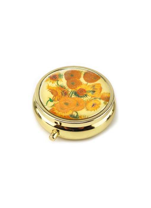 Pillendose,  Sonnenblumen, Van Gogh