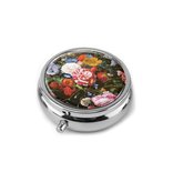 Boîte à pilules couleur argent, Fleur nature morte De Heem