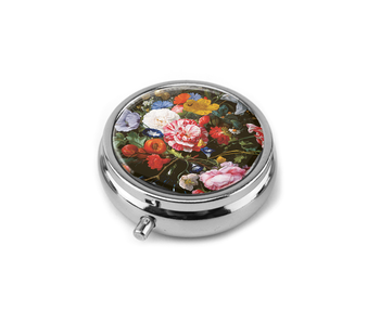 Pillbox , De Heem, Vase with Flowers