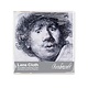 Lens cloth, 15 x 15 cm, Self-portrait with astonished look, Rembrandt