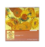 Servilletas de papel, girasoles, Van Gogh