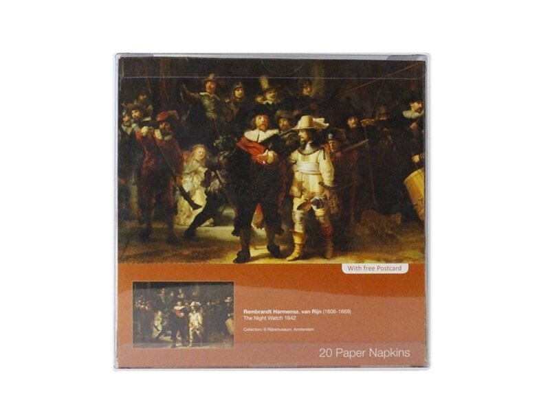 Serviettes en papier, Veille de nuit, Rembrandt