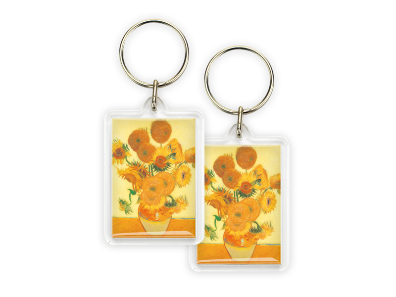 Sleutelhanger, Zonnebloemen, Van Gogh
