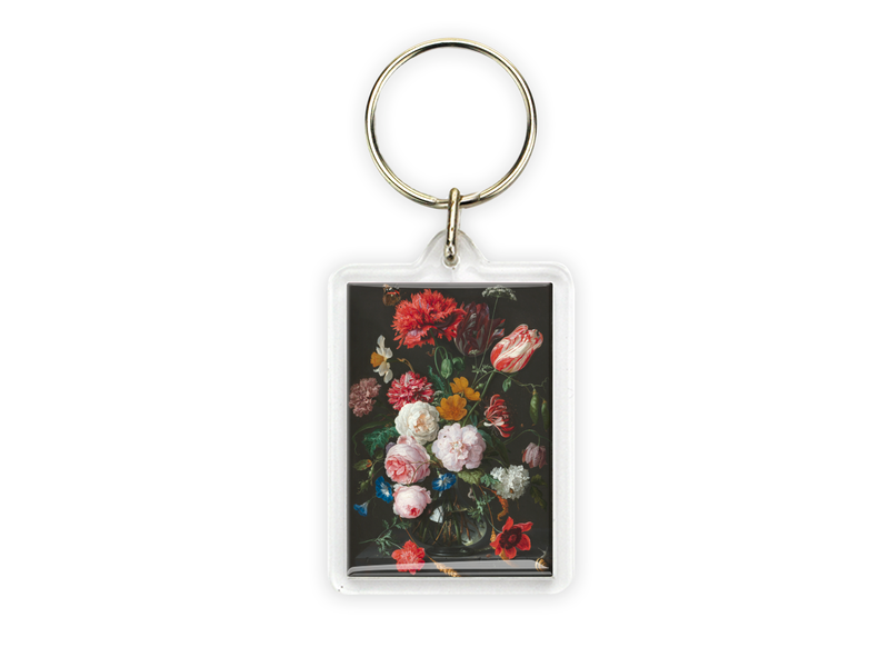 Porte-clés, Nature morte aux fleurs, De Heem