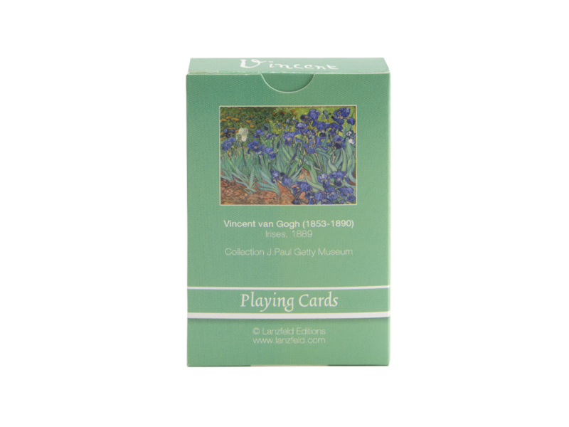 Jugando a las cartas, Iris, Van Gogh