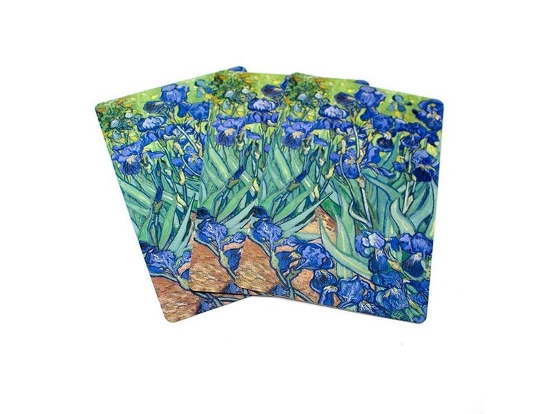 Jugando a las cartas, Iris, Van Gogh