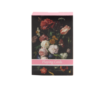 Jugando a las cartas, De Heem, Bodegón de flores