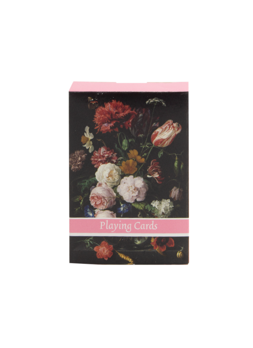 Jugando a las cartas, De Heem, Bodegón de flores