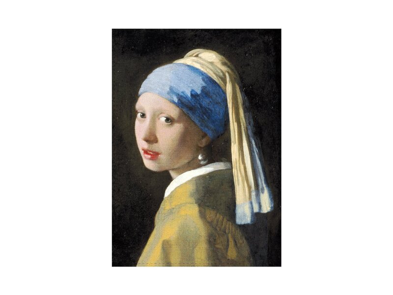 Geschirrtuch, Mädchen mit Perlenohrring, Vermeer
