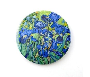 Miroir de poche, Ø 80 mm, Iris, Van Gogh