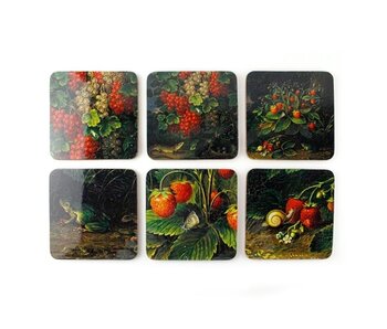 Untersetzer, Schlesinger, Erdbeeren