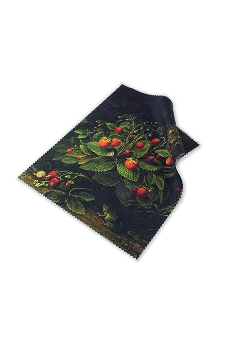 Chiffon à lunettes, 18 x 15 cm, Fraises, Schlesinger