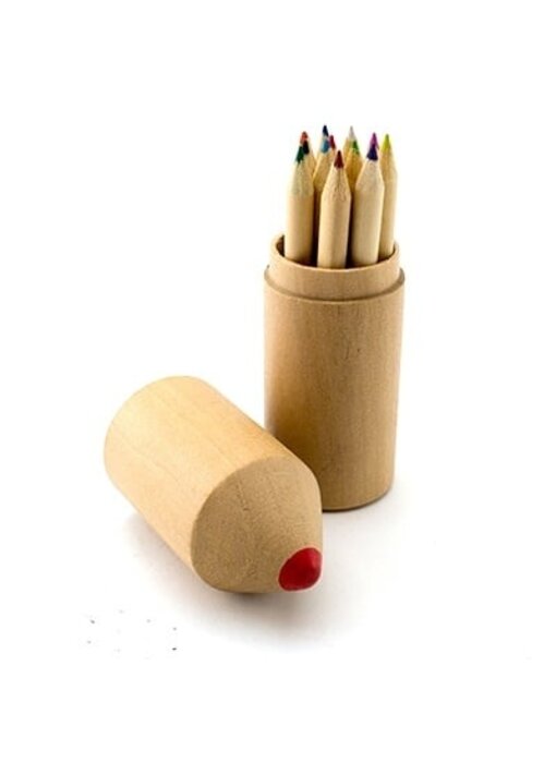 Satz Buntstifte aus Holz