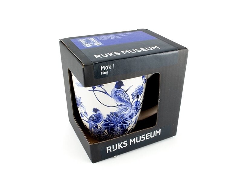 Mug Delft Blue birds Rijksmuseum