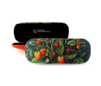 Spectacle Box with lenscloth W, Schlesinger, Strawberries