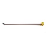 Zilver potlood met gouden kroon