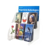 Présentoir de comptoir pour signets, 6 compartiments Présentoir de comptoir pour signets, 6 compartiments