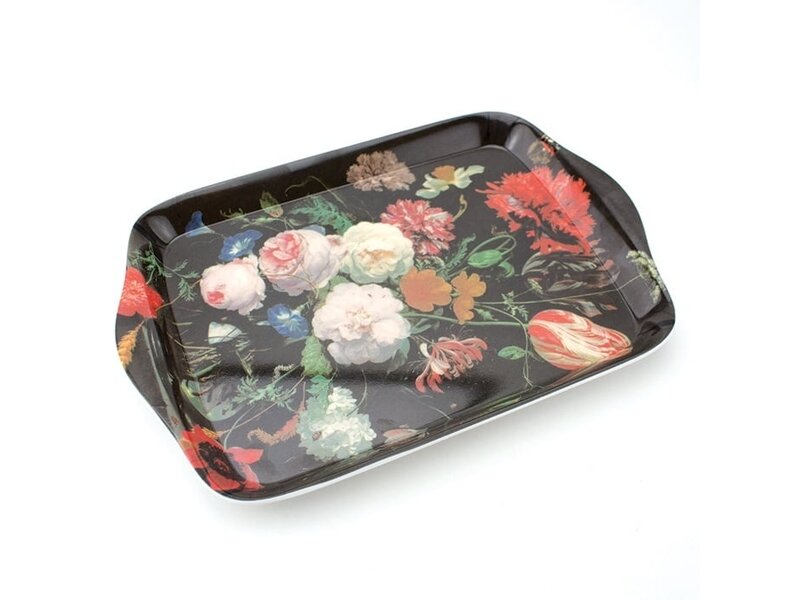 Mini tray, 21 x 14 cm, Flower still life, De Heem