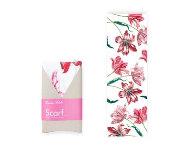 Scarf , Merian, Three Tulips