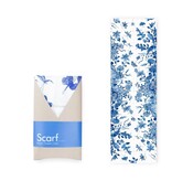 Sjaal, Delfts blauw , Vogels