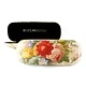 Spectacle case, Flowers in glass vase, Henstenburgh