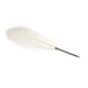 Struivogel pen, wit
